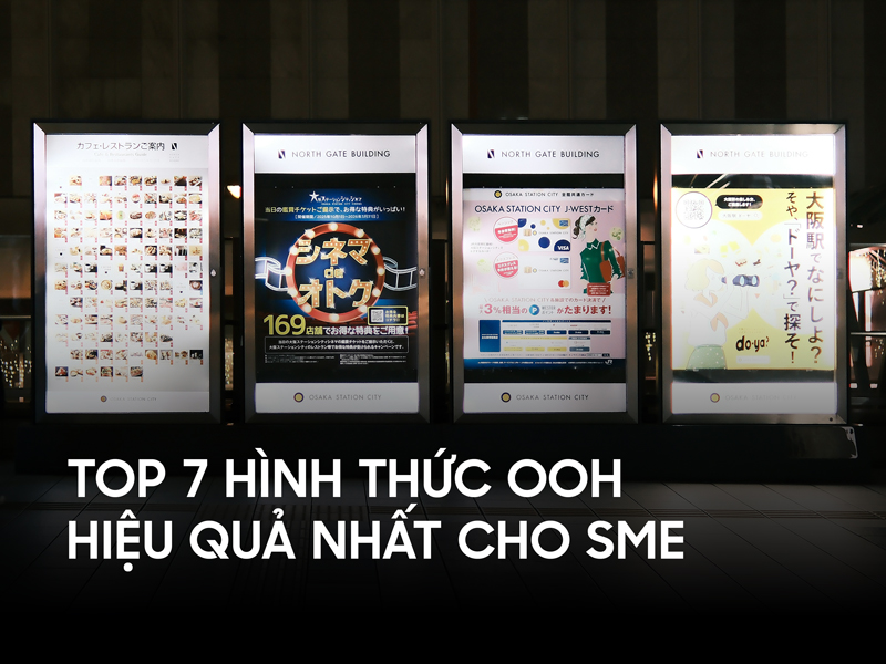 Hình thức quảng cáo ngoài trời hiệu quả cho doanh nghiệp vừa và nhỏ